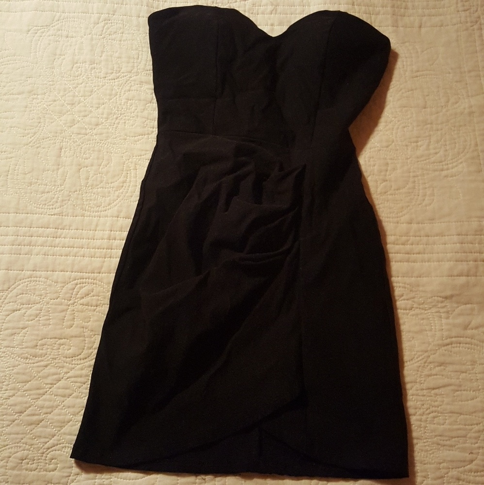 Tobi strapless bodycon mini dress